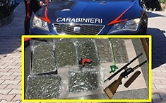 Blitz a Palagonia: 11,4 kg di droga e fucile con matricola abrasa, denunciato un 40enne