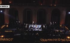 Le straordinarie immagini del rivoluzionario Requiem di Mozart al Palazzo della Cultura di Catania tra musica, danza e fuoco