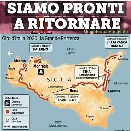 Circolazione stradale in tilt ad Agrigento per...il Giro d'Italia