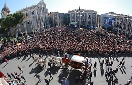 Catania, fino  a venerdì piazza Duomo “chiude” per Sant'Agata