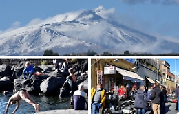 Catania, fine anno tra neve, mare e piccoli assembramenti: la fotogallery