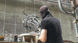 Catania, il murale in via Bonajuto