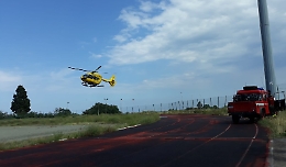 Piedimonte, sfiorato da un treno finisce in dirupo: salvato 73enne