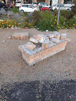 Catania: vandali in azione nello spiazzo di Viale Raffaello Sanzio