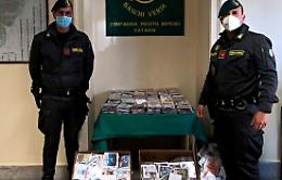 Catania, sequestrati alla Fiera oltre 13.000 Cd e Dvd contraffatti