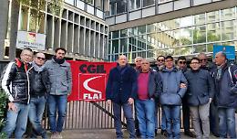 Protesta dei lavoratori del Consorzio di bonifica 9 a Catania
