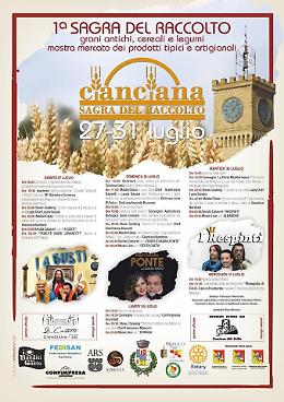 Sagra del Raccolto a Cianciana, il programma è stato ultimato