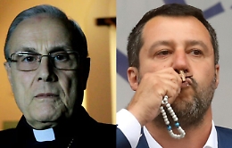 Monsignor Mogavero a Salvini: «Via quel rosario, non può dirsi cristiano»