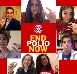 Prosegue la battaglia del Rotary International contro la poliomielite