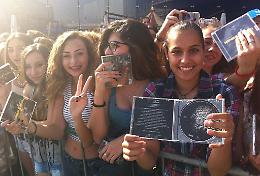 Bagno di folla per il rapper Briga