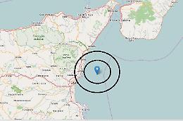 Scossa di 3.1 al largo delle coste del Catanese