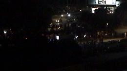 Catania, Piazza Europa ... migliaia di ragazzi e motorini