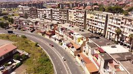 Catania, via Pantelleria dall'alto ripresa dall'elicottero dei carabinieri