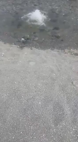 Una sorgente d'acqua dolce e fredda a Marina di Cottone