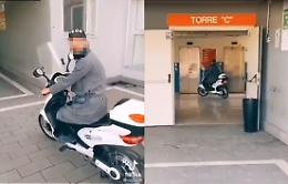 Catania, denunciato il paziente entrato con lo scooter in ospedale