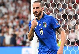 Italia Inghilterra, Bonucci riprende Shaw: si va ai rigori!