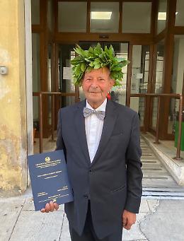 Angelo Censoplano, la laurea da record a 89 anni