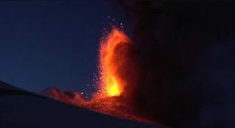 Etna, attivit&agrave; stromboliana dal Sud - Est