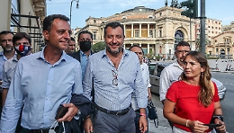 Salvini a Palermo accoglie Sammartino e Sudano nella Lega e lancia la corsa alla Regione