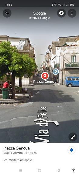 Adrano: caos di auto fra via De Felice e piazza Genova