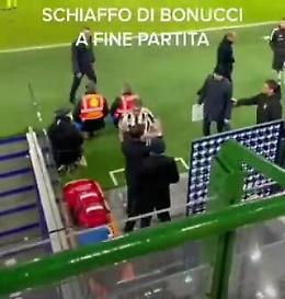 Bonucci litiga con un dirigente dell'Inter: «Ti ammazzo!»