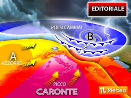 Picco Caronte, a metà settimana temporali e calo termico