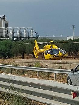 Incidente stradale a Marina di Palma: ferito centauro