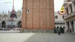 Il campanile di San Marco può crollare? Le verifiche con un drone
