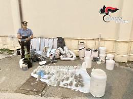 Licata, scoperto laboratorio della droga