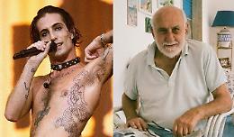 Maneskin, Damiano saluta il nonno sui social: «Mi hai fatto ridere, ma oggi mi fai piangere»