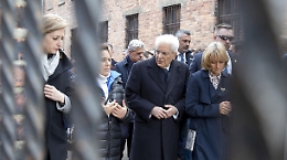 Mattarella in visita a Auschwitz: «Fascisti complici della carneficina»