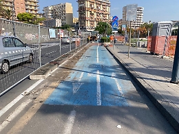 Lungomare, avviati i lavori per prolungare la pista ciclabile 