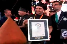 A Messina l'arancino dei record: pesa 56,2 chili