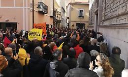Elisa Claps, corteo l'arcivescovo di Potenza che celebra messa alla Trinità