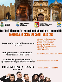 Territorio di memoria: Naro in festa tra storia, cultura e comunit&agrave;