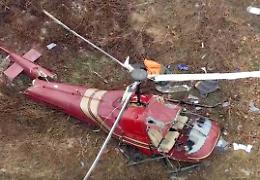 Elicottero privato si schianta dopo aver urtato una slackline: morto il pilota che stava per sposarsi e le sue tre nipoti
