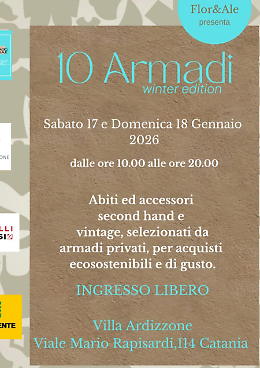 10 armadi &mdash; Winter Edition: vintage e second-hand nella dimora liberty di Villa Ardizzone