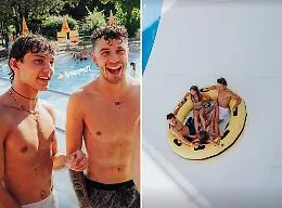 Andrea Kimi Antonelli compie 20 anni: festa all&rsquo;Aquafan con la sorpresa di Marco Bezzecchi