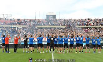 Esultanza Catania calcio