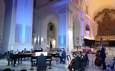 I concerti di Bach per quattro pianoforti a San Nicol&ograve; l'Arena illuminano di sublime Arte la rassegna Musica in Movimento