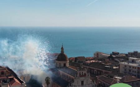 Linea Verde in Sicilia per la "corsa" di San Sebastiano, l'Etna e la granita delle neviere