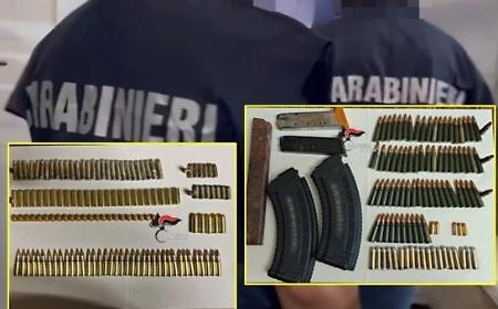 Al Pigno il covo dei Kalashnikov: l'arsenale individuato e sequestrato dai carabinieri