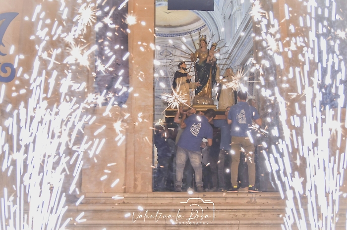 Festa della Madonna del Rosario a Ragusa, traslato il simulacro