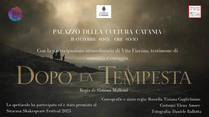Dopo la tempesta: teatro, salvataggi e speranza alla Notte dei senza fissa dimora del Catania Summer Fest 2025
