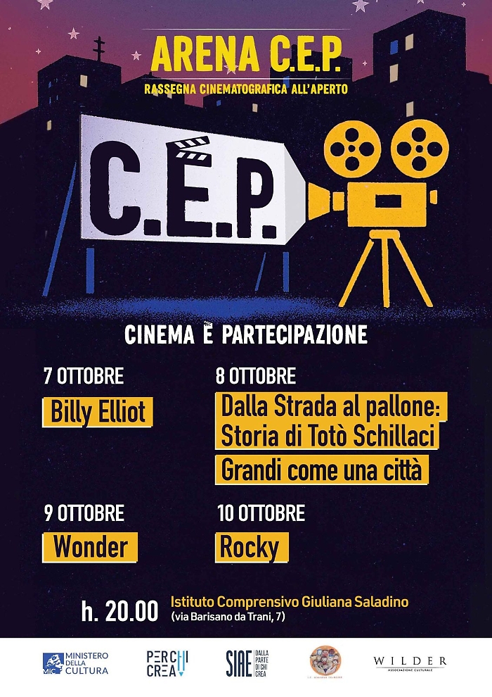 Palermo. Al Cep il cinema che unisce: storie di riscatto e sogni