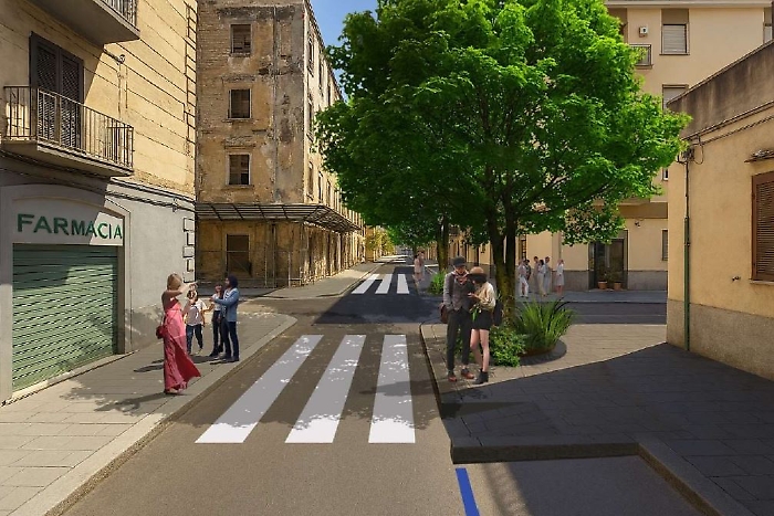Via Plaia rinasce: marciapiedi nuovi, 200 alberi e uno skate park per San Cristoforo
