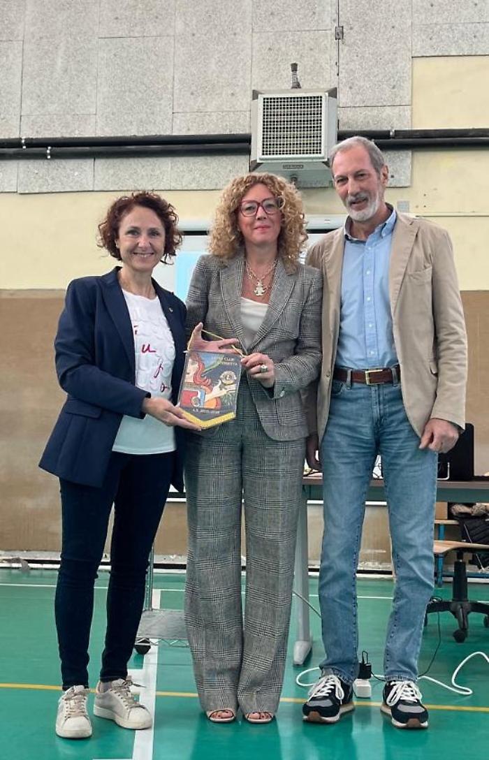 La referente del progetto e i due relatori