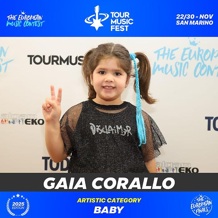 Ragusa, la piccola cantante Gaia Corallo di scena al più grande music contest d'Europa 
