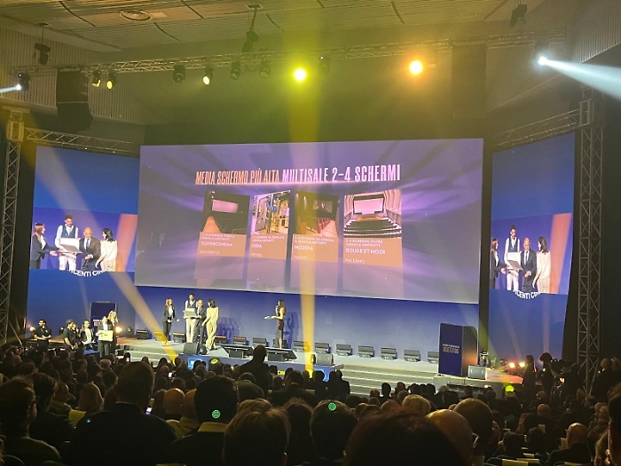 Biglietto d'Oro dell'Anec a cinema Rouge et Noir di Palermo 