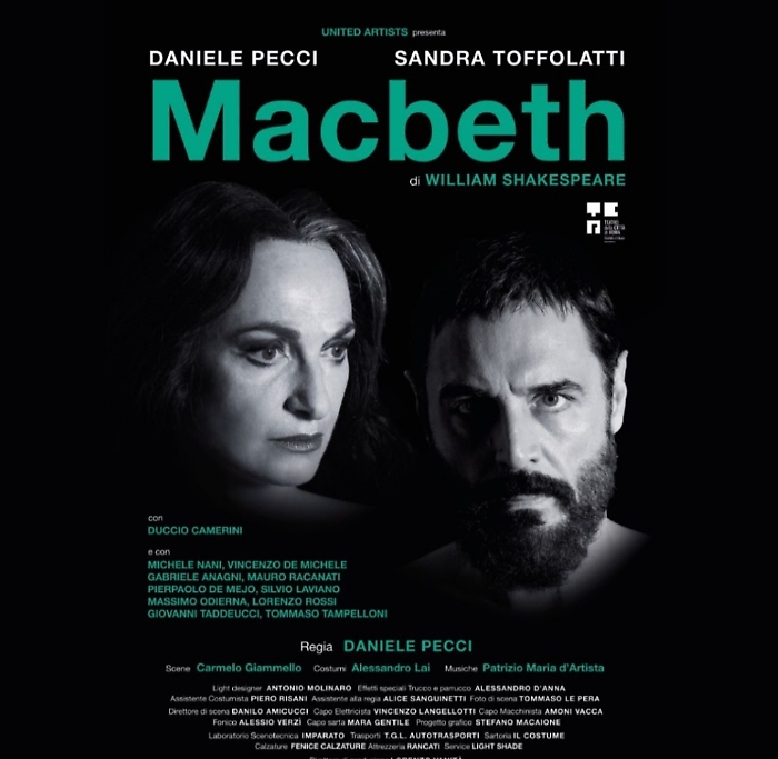 Daniele Pecci è il “Macbeth”: sul palco del Palacongressi la più oscura delle opere di Shakespeare